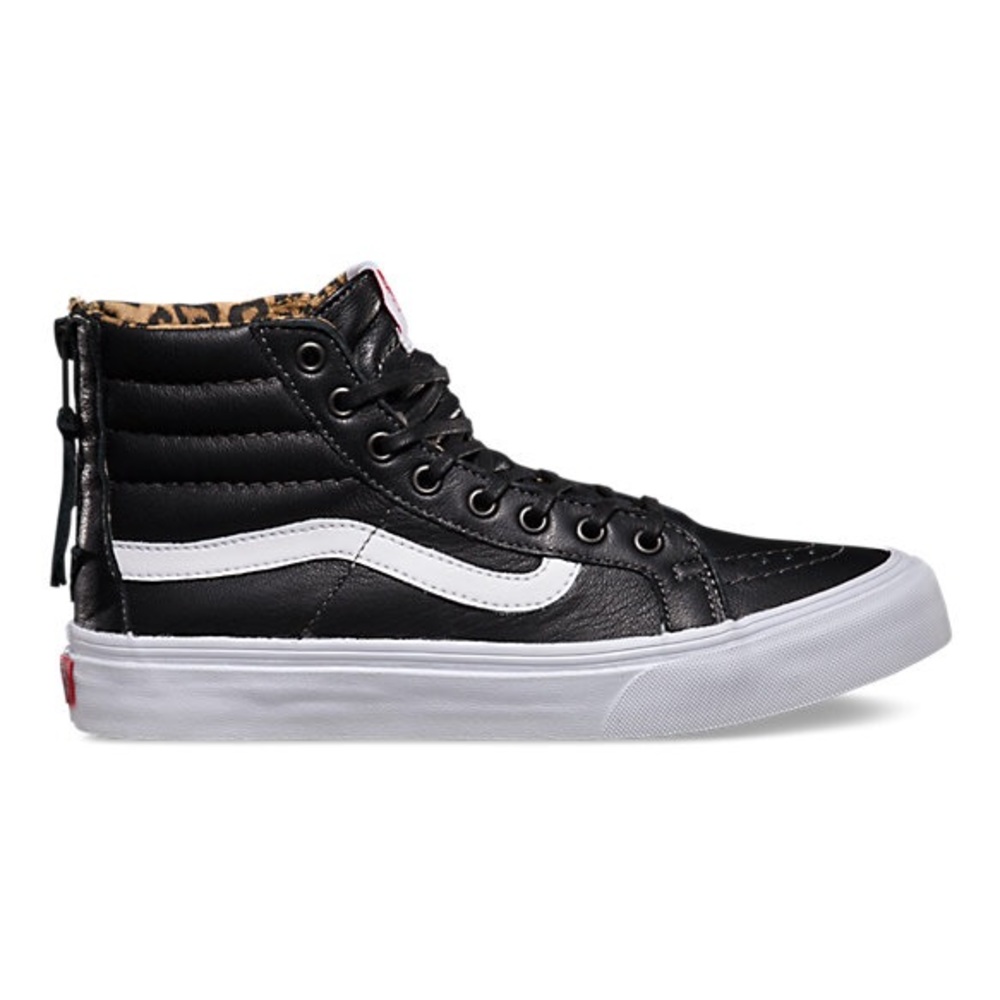 Vans Leather Sk8 Hi Slim Zip